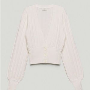 WILFRED Plunge Front Cardigan